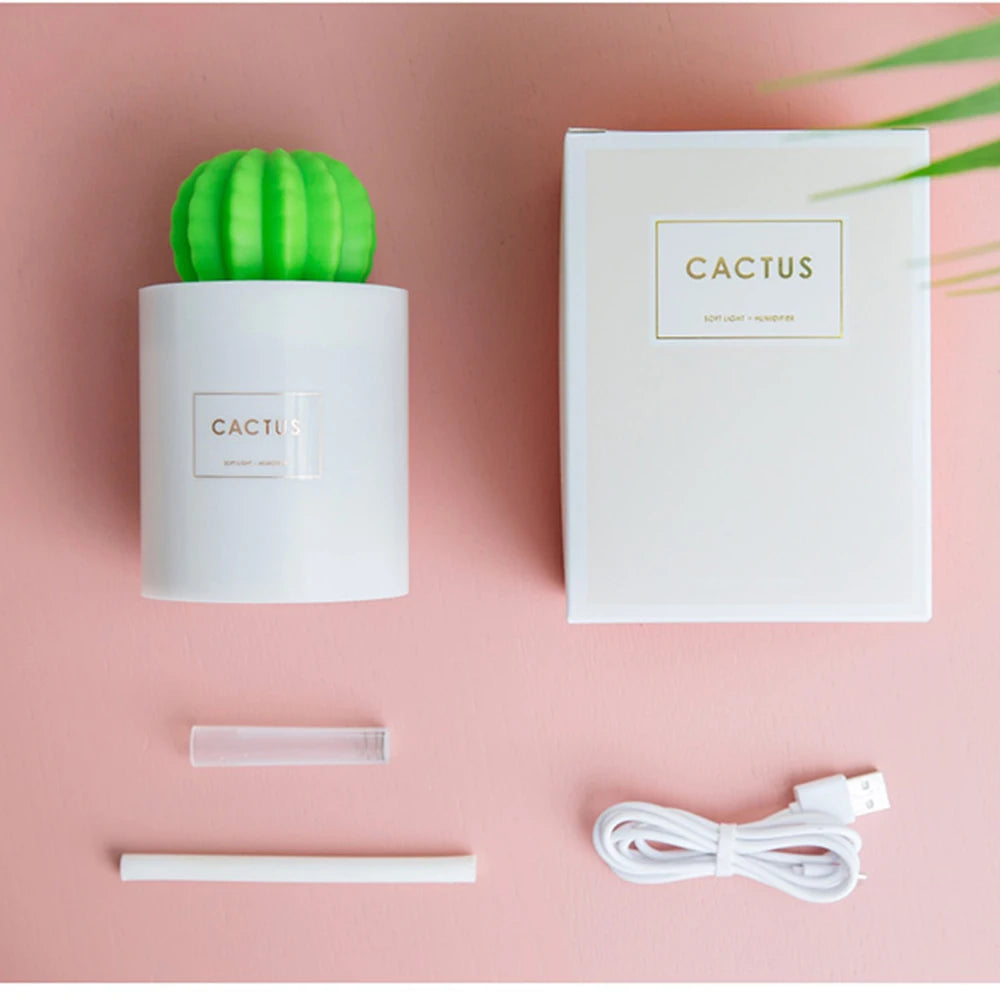 Cactus Ultrasonic Aroma Essential Oil Diffuser