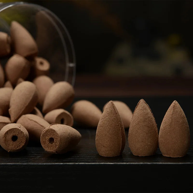 Fragrance Smoke Back flow Cone Incense Set