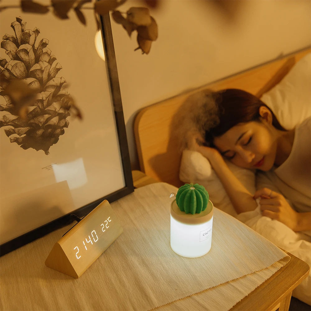 Cactus Ultrasonic Aroma Essential Oil Diffuser