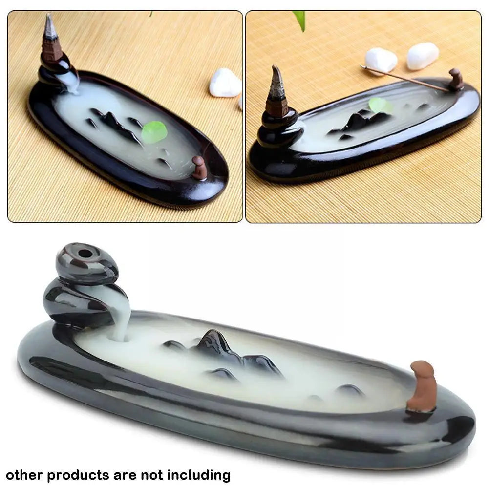 Boat Incense Stick Holder Vintage Ornament Fisherman