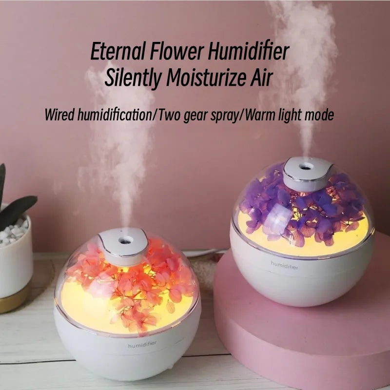 USB Mini Eternal Flower Aroma Diffuser: Transform Your Home with Soothing Fragrance