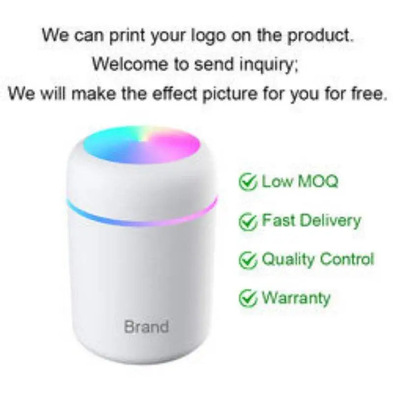 Portable Mini USB Aroma Diffuser With Cool Mist