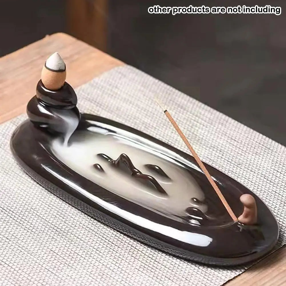 Boat Incense Stick Holder Vintage Ornament Fisherman