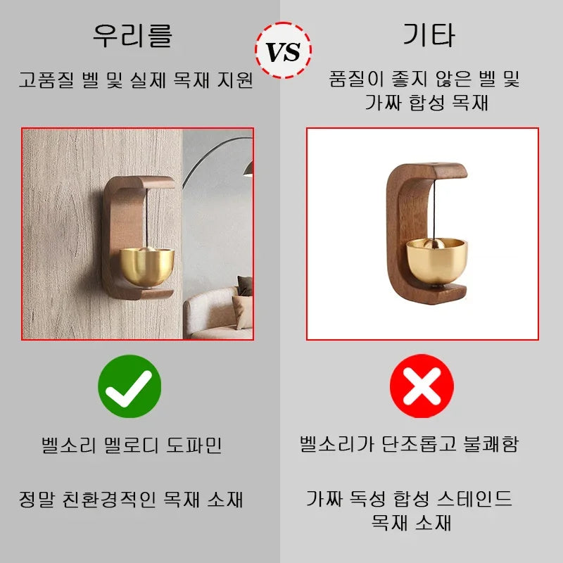 Wooden Doorbell Japanese Bird Bell Wind Chimes