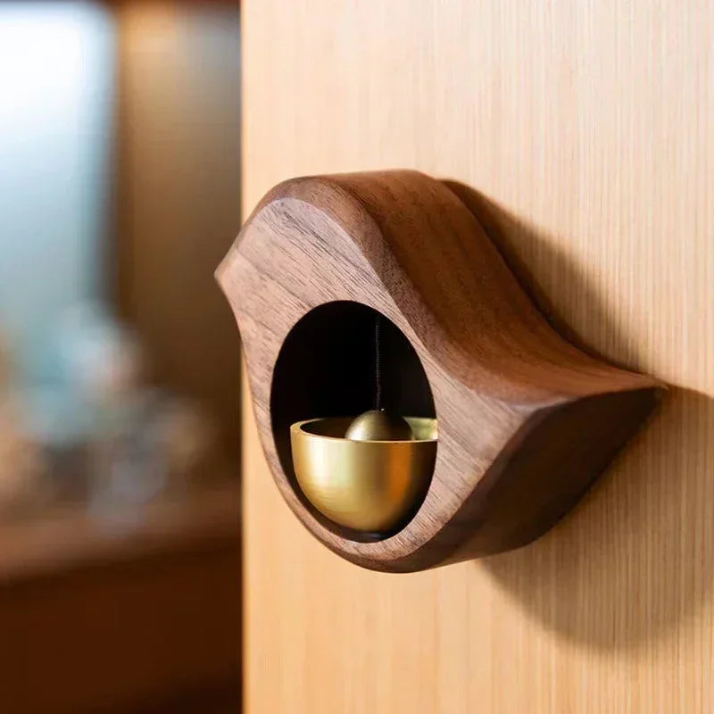 Wooden Doorbell Japanese Bird Bell Wind Chimes
