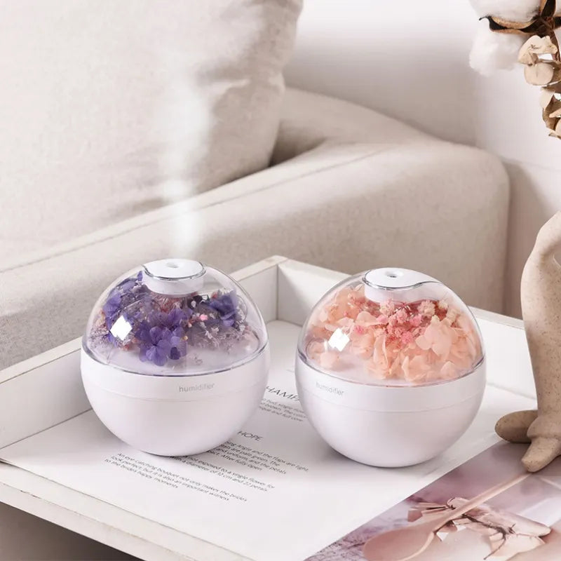 USB Mini Eternal Flower Aroma Diffuser: Transform Your Home with Soothing Fragrance