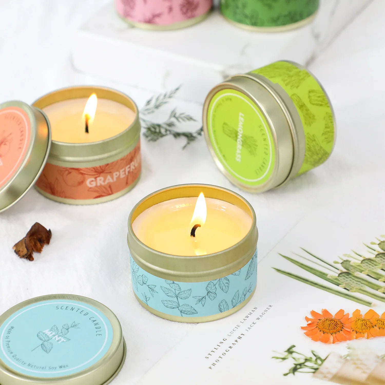 Smokeless Scented Aromatic Candles