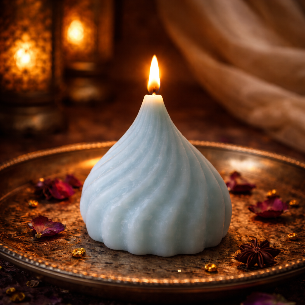 Swirl candle
