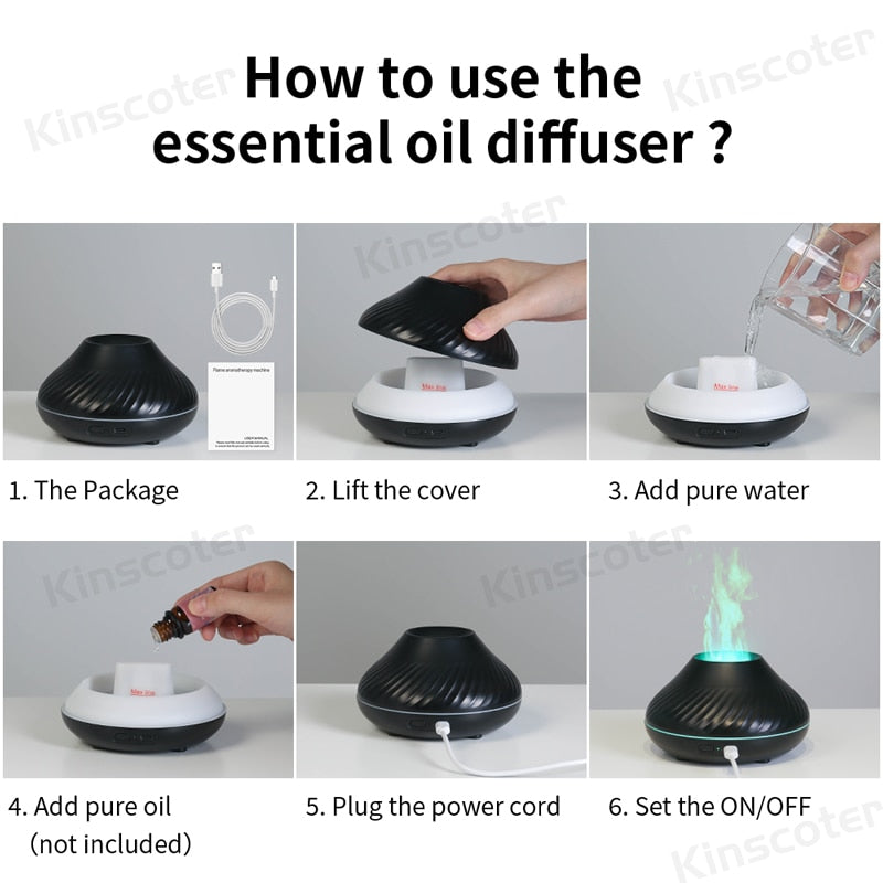 Volcano Humidifier Essential Oil