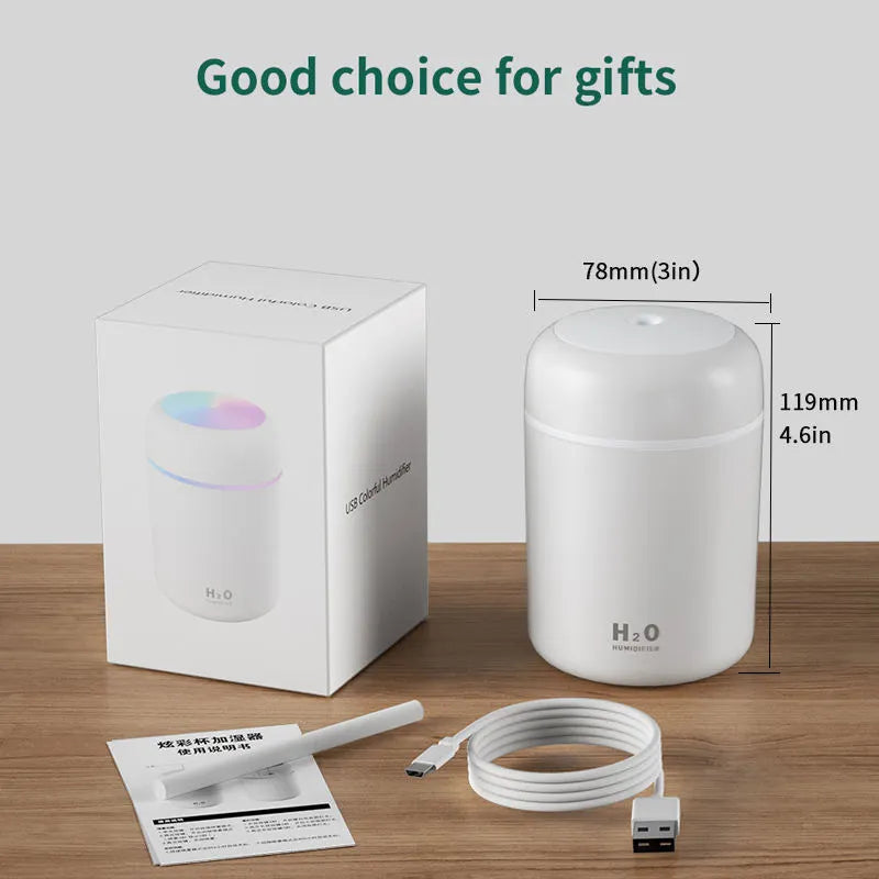 Portable Mini USB Aroma Diffuser With Cool Mist