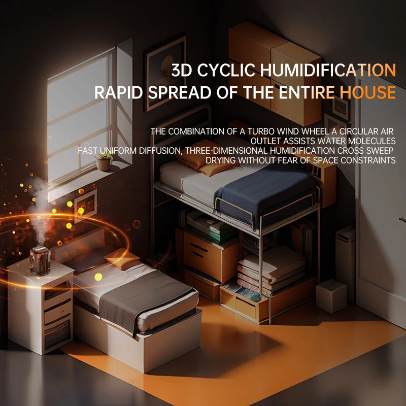 Xiaomi  Large Capacity Rechargeable/USB Wireless Air Humidifier for Essential Oils