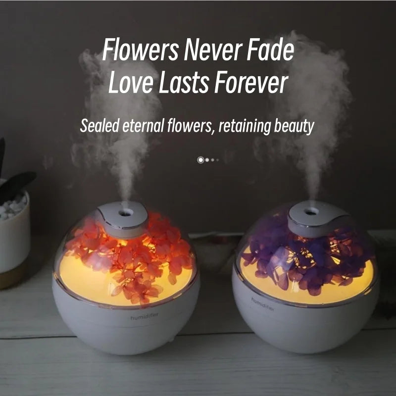 USB Mini Eternal Flower Aroma Diffuser: Transform Your Home with Soothing Fragrance