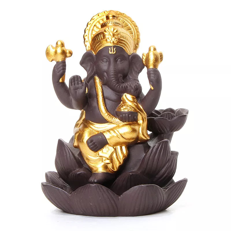 Ganesha Backflow Incense Burner