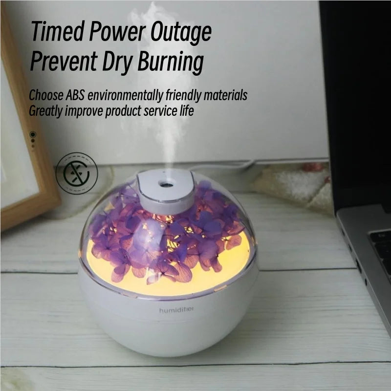 USB Mini Eternal Flower Aroma Diffuser: Transform Your Home with Soothing Fragrance