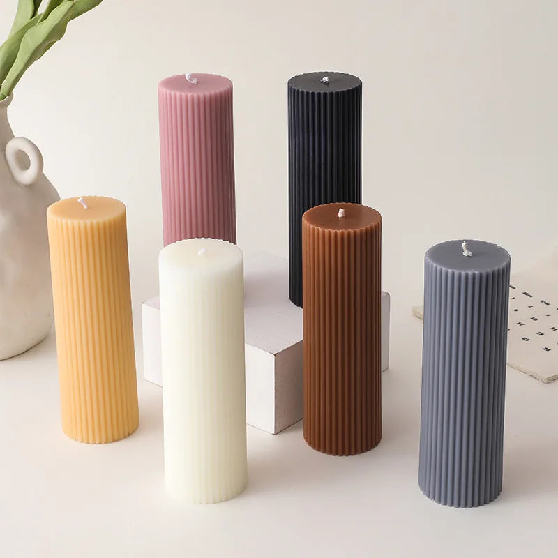 Cylindrical gear candles