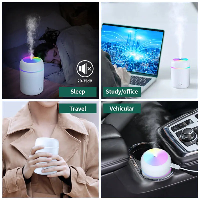 Portable Mini USB Aroma Diffuser With Cool Mist