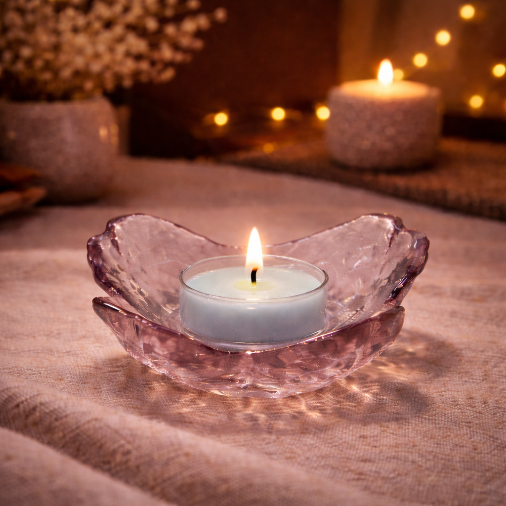 Tea Light Flower Candle
