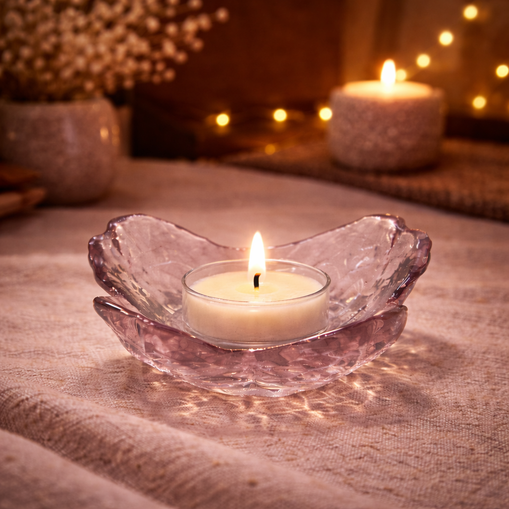 Tea Light Flower Candle
