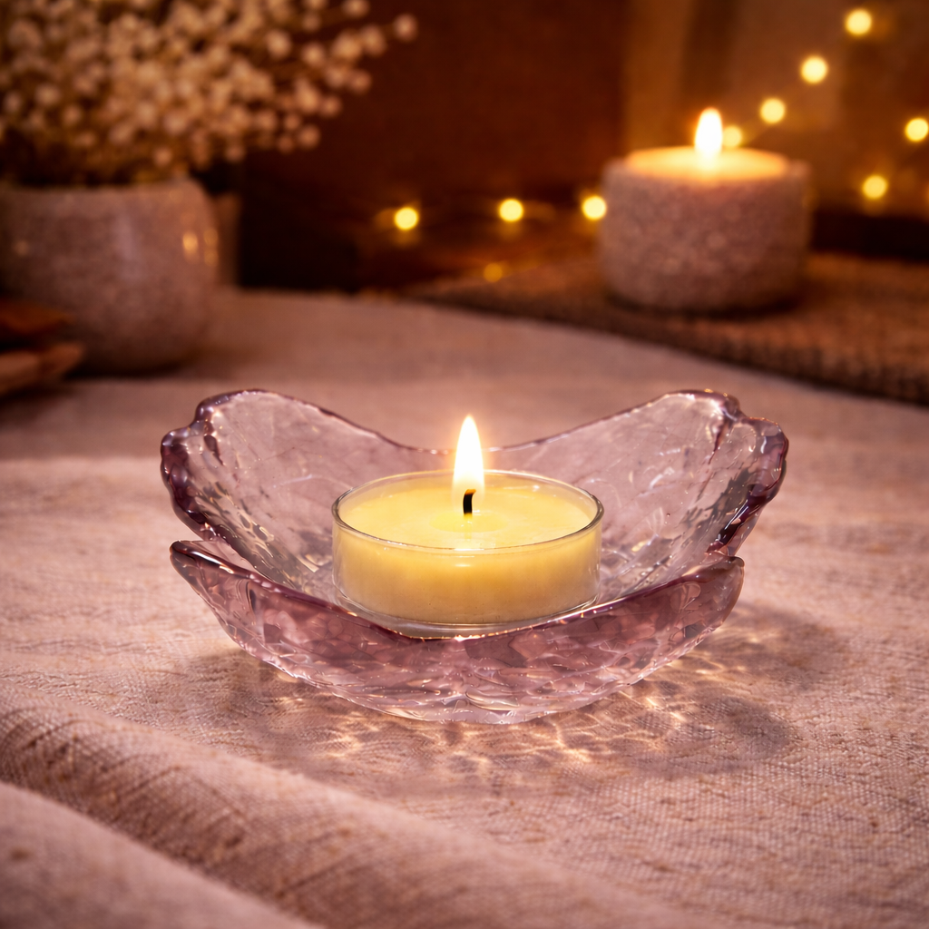 Tea Light Flower Candle